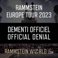 Démenti officiel concernant l’annonce de la tournée 2023 de Rammstein
