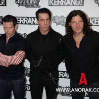 Richard, Christoph et Till aux Kerrang! Awards 2010