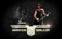 Fond d'écran Rammstein World Lifad tour Paul