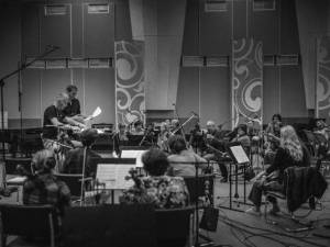 Recordings of choirs and orchestral parts in Minsk in September 2018