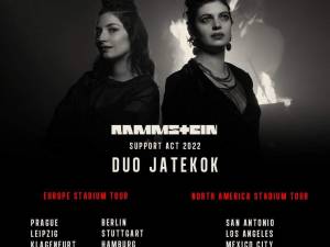 Les dates de Duo Jatekok en première partie de Rammstein