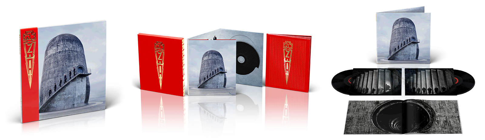 The formats of the album Zeit by Rammstein