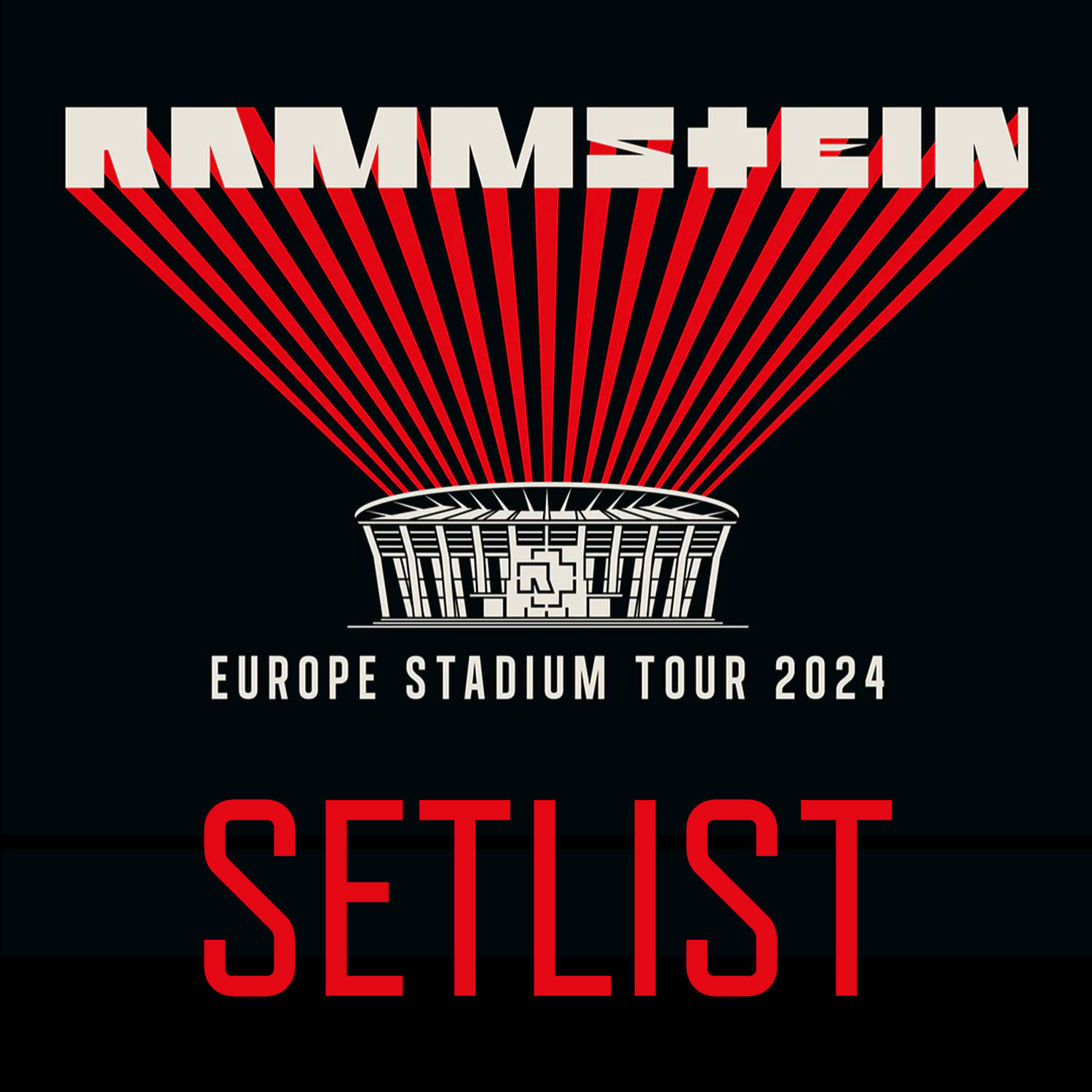 rammstein europe tour setlist